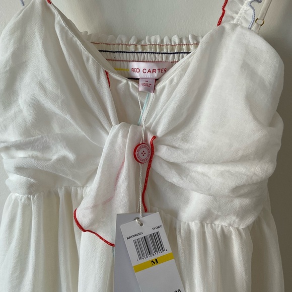 Red Carter White Dress. Never worn with tags - Picture 2 of 4
